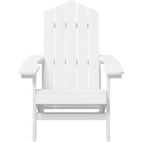 vidaXL Vrtne stolice Adirondack sa stolićem HDPE bijele | shoptok.hr
