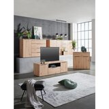 XORA komoda, črna, barve hrasta | Shoptok.si