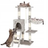 springos PRASKALNIK ZATOČIŠČE za MAČJO HIŠO postelja POST igrača SISAL TOWER 5 nivojev, (21635831) | Shoptok.si