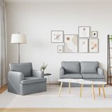  Set sofe 2 pcs Svijetlo siva 144 x 80 x 85 cm tkanina | Eponuda.com