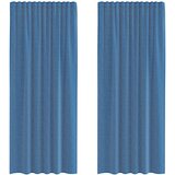 vidaXL Voile zavese z žepi za palico 2 kosa kraljevsko modre, (5000297871) | Shoptok.si