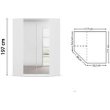 home24 OMARA S KLASIČNIMI VRATI, bela | Shoptok.si