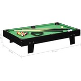 Mini biljarski stol 92 x 52 x 19 cm crno-zeleni | Eponuda.com