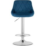 KAST Okretna Stolica od Tamnoplavog Baršuna s Kromiranom Bazom x 2 | shoptok.hr