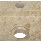 vidaXL Zidni umivaonik krem 38 x 24 x 6,5 cm mramorni | shoptok.hr