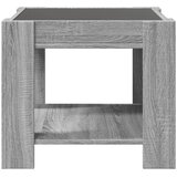  Stolić za kavu LED boja hrasta 53x53x45 cm konstruirano drvo | Shoptok.si