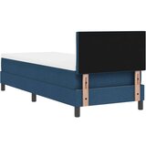 Box Postelja z vzmetnico z vzmetnico Modra 80 x 200 cm blago, (5000127383) | Shoptok.si