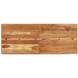  Barski stol 180 x 70 x 107 cm masivno drvo bagrema i željezo | shoptok.hr