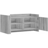  Stolić za kavu siva boja hrasta 100x50x50 cm od drva | shoptok.hr