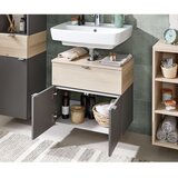 Pelipal Siva/v naravni barvi stenska omarica brez umivalnika v borovem dekorju 53x60 cm Quickset 394 – | Shoptok.si