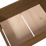  Sadilica smeđa boja meda 178,5 x 44 x 75 cm od masivne borovine | shoptok.hr
