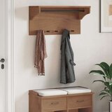 vidaXL Stenski obešalnik za plašče "SANDNES" 87x30x42 cm les borovega | Shoptok.si