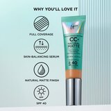 IT Cosmetics Your Skin But Better CC+ Natural Matte CC krema za mat videz SPF 40 Rich Honey 32 ml | Shoptok.si