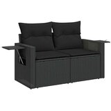  8-dijelni set vrtnih sofa od poliratana s jastucima crni bagrem | shoptok.hr