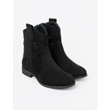 SEASTAR Black openwork boots in cowboy style | ePonuda.com