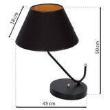  Stona lampa VICTORIA 1xE27/60W/230V crna | Eponuda.com