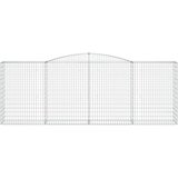  Lučne gabionske košare 6 kom 400x50x140/160cm pocinčano željezo | shoptok.hr