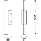 Osram LED prigušiva osvetljenja za ogledalo ORBIS MIRROR LED/10W/230V 60 cm IP44 | Eponuda.com