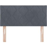 vidaXL Uzglavlje Dizajn Dijamantnih Blokova Tamno Siva 100 cm Velur | shoptok.hr