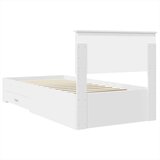  Konstrukcija postelje Bela 90 x 190 cm Konstruiran les, (5000104196) | Shoptok.si