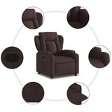  Naslanjač temno rjavo blago | Shoptok.si