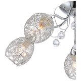 Globo stropna svjetiljka kordula (200 w, krom, E14) | shoptok.hr