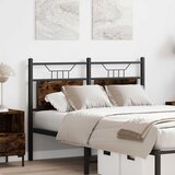  Zamjensko uzglavlje dimljena boja hrasta 120 cm konstruirano drvo i čelik | Eponuda.com