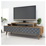 Hanah home tv polica city walnut chalcedony
