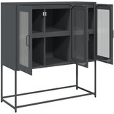  Komoda antracit 100,5 x 39 x 107 cm od hladno valjanog čelika | shoptok.hr