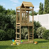  Igraći Toranj Smeđa Solidno Impregnirano Drvo 52,5 x 85 x 238 cm u
