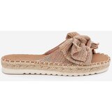 Boto Ladies Platform Slippers With Braiding And Bow Multicolor Alpireda | shoptok.hr