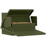 Feeder s nogom za piliće Maslinasto zelena 50 x 40 x 29 cm | Eponuda.ba