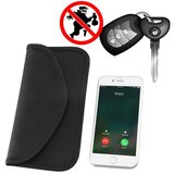 HURTEL Protivlomna etui za ključe Faradayeva kletka 20x11cm črna, (21831429) | Shoptok.si