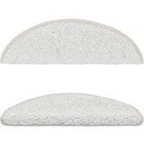  Tepisi za stepenice 15 kom bijeli 56 x 17 x 3 cm | shoptok.hr