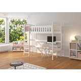 ADRK Otroki pograd z galerijo MIAGO 180x80 cm - BELA | Shoptok.si