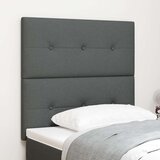  vzglavje z gumbi, temno sivo, 80 cm, tkanina, (22052546) Cene