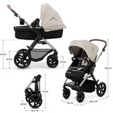 Kinderkraft Voziček Moov 2 4v1 MINK PRO, Moonlight Grey | Shoptok.si
