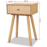  Noćni Ormarići 2 kom Masivna Borovina 40x30x61 cm Smeđi | shoptok.hr