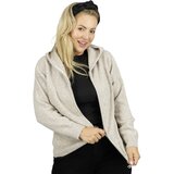 Pri Short unzipped hooded cardigan sweater with zipper NORA | shoptok.hr
