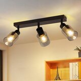 Nettlife Stropna svetilka, reflektor, 3 plameni, črna, industrijska, E14, stropna svetilka za dnevno sobo, (22116760) | Shoptok.si