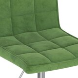 vidaXL Vrtljivi jedilni stoli 6 kosov temno zelen žamet, (20944419) | Shoptok.si