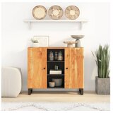 vidaXL Komoda s 2 vrata 90 x 33 x 75 cm od masivnog drva bagrema | shoptok.hr