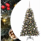  Umjetno božićno drvce Zelena 120 cm PVC, Plastika i Čelik Slike