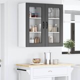  Zidni stakleni ormarić Lucca 2 pcs Crna 40 x 31 x 80 cm | shoptok.hr
