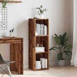 vidaXL Knjižna omara starinski les 36x30x114 cm inženirski les | Shoptok.si