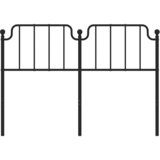  Metalno zamjensko uzglavlje crno 150 cm | shoptok.hr