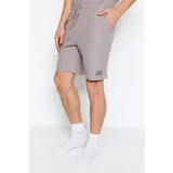 Trendyol Pajama Set - Gray - Plain