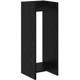  Stalak za biljke s policom 2 pcs Crni Hrast 30 x 30 x 80 cm | shoptok.hr