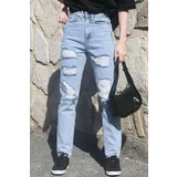 Madmext Jeans - Blue - Straight