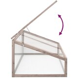  Staklenik sivi 110 x 56 x 39 cm od jelovine | shoptok.hr